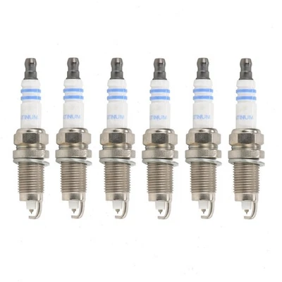 6 платиновых свечей зажигания Bosch для зажигания 1993-1997 Eagle Vision 3,5 л V6 kt - Изображение 1 из 4