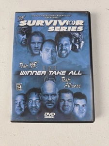 WWF Survivor Series 2001 Winner Take All DVD The Rock Stone Cold - Mint Complete - Imagen 1 de 4