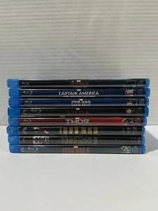 Marvel Cinematic Universe MCU 8 Blu-Ray Lot Iron Man Thor Avengers Cap America - Picture 1 of 5