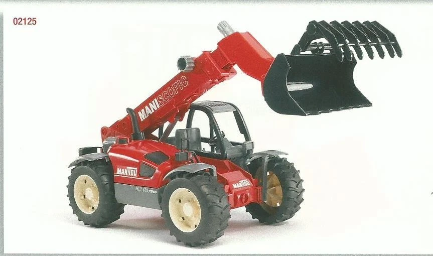 BRUDER 1:16 SOLLEVATORE TELESCOPICO MANITOU  ART 02125 2125 - Immagine 1 di 1