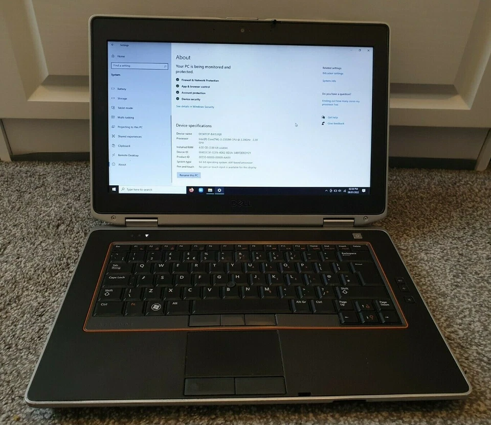 Dell Latitude E6420 i3-2330M 2.2GHZ 4GB RAM 120GB SSD 14.1inch Windows10 Pro - Image 1 of 4