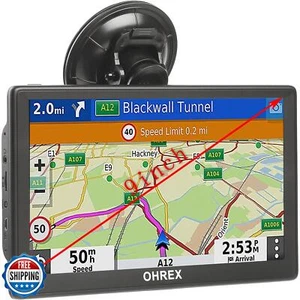 OHREX N900 GPS Navigator for Truck Car, 9 inch GPS Truck Driver Commercial, T - Picture 1 of 5