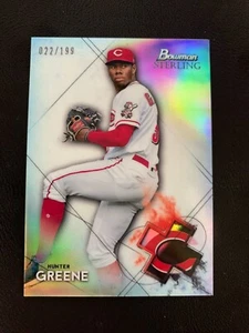 baseball cards 2021 Bowman Sterling Hunter Greene Insert 022/199 - Picture 1 of 2