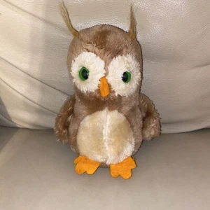 Peluche Obie 7” con cáscara de nuez Dakin Vintage 1975 cornudo - Imagen 1 de 6