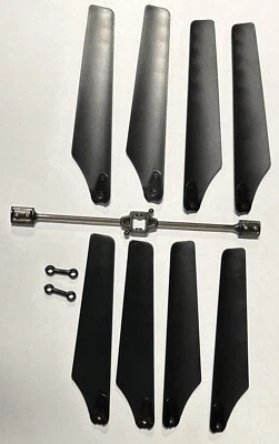 Syma RC Helicopter Replacement Spare Parts Black Blades - Image 1 of 3