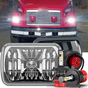 7"X6" LED Headlight Fit Freightliner FL106 FL112 FL60 FL70 FS65 MT35 MT45 - Picture 1 of 12