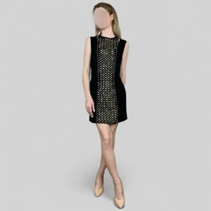 Pierre Balmain Women’s Black Wool Crew Neck Mini Dress – Size Approx. XS–S - Picture 1 of 18
