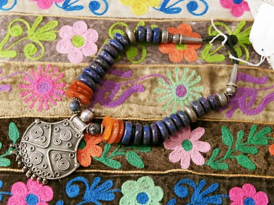Collana etnica collana antica Pakistan pak20 - Immagine 1 di 4