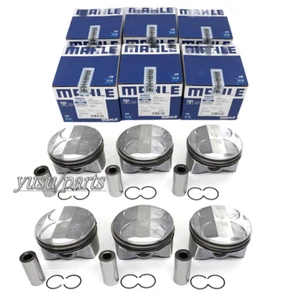 6Pcs Mahle Pistons & Rings STD Φ88mm for Mercedes-Benz E300 C300 GLK300 3.0L V6 - Picture 1 of 6