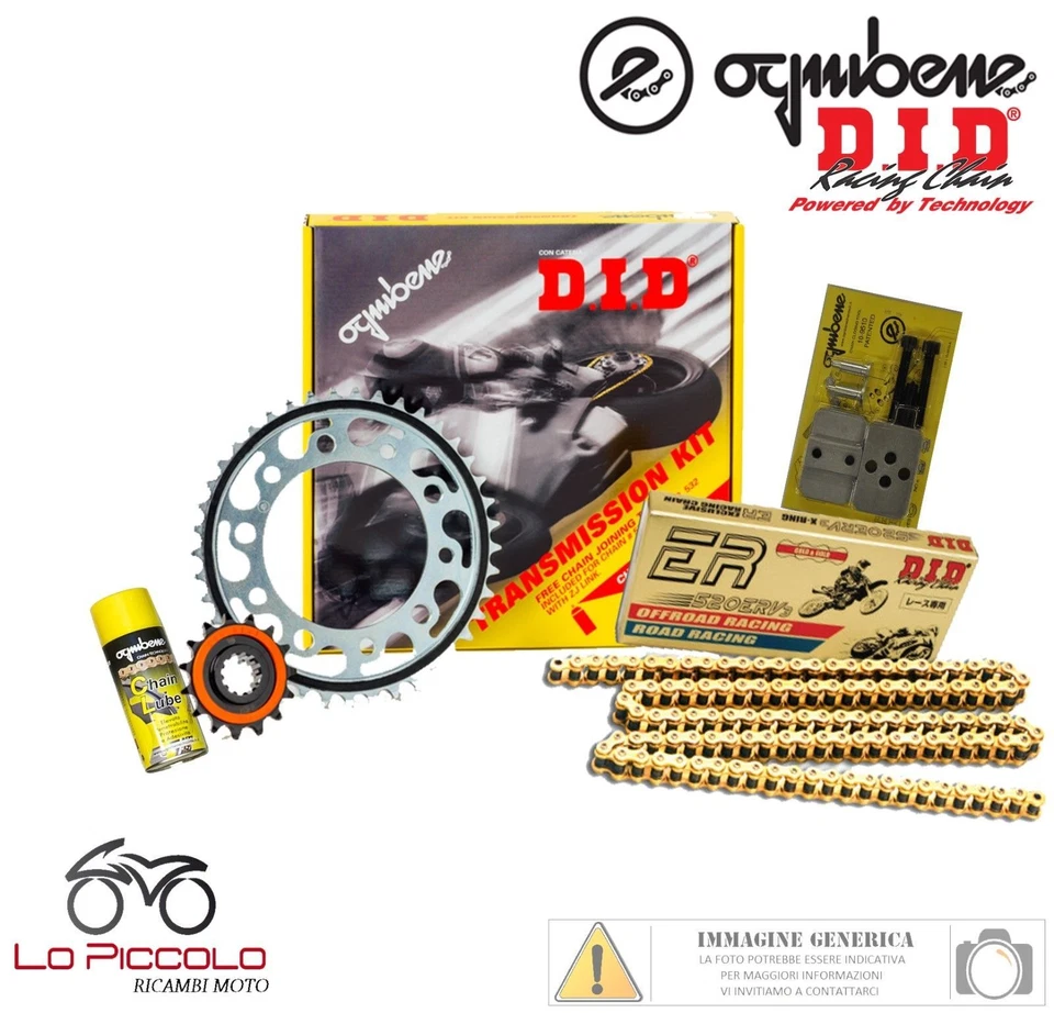 KIT TRASMISSIONE RACING CATENA CORONA +2 PIGNONE YAMAHA YZF 1000 R1 2000 2001 Foto 1 de 1