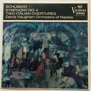 Schubert Symphony No 4 Italian Overture Denis Vaughan RCA VICS 6700C PLUM - Picture 1 of 8