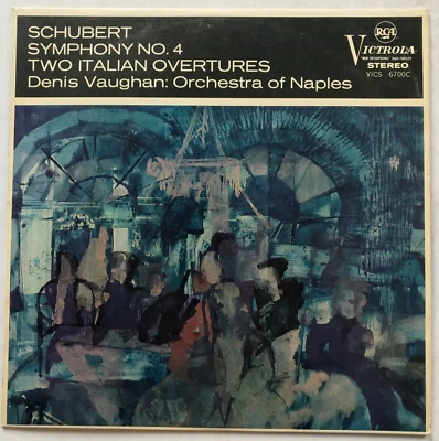 Schubert Symphony No 4 Italian Overture Denis Vaughan  RCA VICS 6700C PLUM - Image 1 of 4