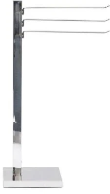 Portasciugamani da bagno Relaxdays 10020132 cromato - Immagine 1 di 4