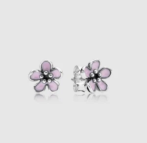 Original PANDORA Ohrringe 290537EN40 Kirschblüte Ohrstecker 925 Sterlingsilber - Bild 1 von 3