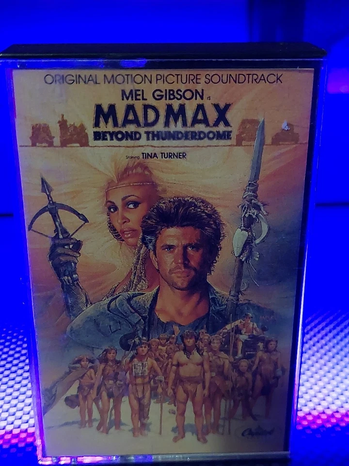 Mad Max Beyond Thunderdome 1985 Capitol Soundtrack XDR Cassette Tape Tina Turner - Photo 1/1