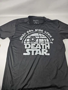 Disney Star Wars When You Wish Upon A Death Star Graphic Print T Shirt Small - Picture 1 of 19