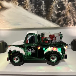NEW Bath &Body Works 2024 Christmas Truck Candle Holder Lights Up - Picture 1 of 4