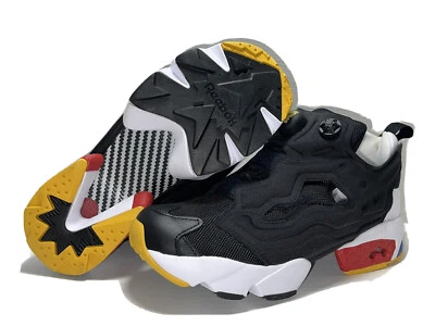 NEW Reebok Instapump Fury OG Scarlet Shoes Black/Fierce Gold FW2617 Men 5.5 / 7W - Image 1 of 4