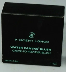 1 VINCENT LONGO Water Canvas Creme To Powder BLUSH SAVANNAH FRESH NIB - Picture 1 of 2