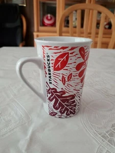 Starbucks Fall Leaves Autumn 11 oz Orange Red Plum GUC - Picture 1 of 6