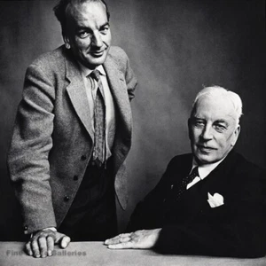1958/60 Vintage IRVING PENN Philip & Arnold Toynbee Writer Historian Photo Art - Picture 1 of 1