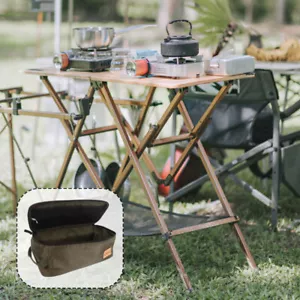 Portable Camping Cookware Organizer Bag Travel Utensil Storage Pouch Camping - Picture 1 of 12