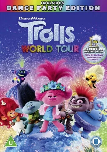 Trolls World Tour DVD (2020) Walt Dohrn BRAND NEW FACTORY SEALED UK ISSUE DVD - Image 1 of 1