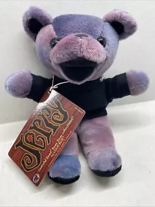 Grateful Dead Bean Bear JERRY GARCIA Liquid Blue 1998 Stuffed Plush Beanie - Picture 1 of 3