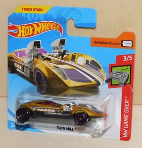 TREASURE HUNT 2019 Hot Wheels TWIN MILL gold HW Game Over 3/5 # 93 FYF95 TH ***
