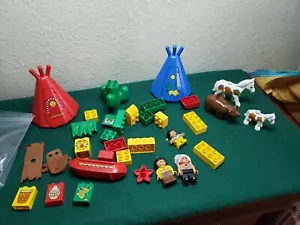 Vintage Duplo Big Chief Set 2436 Native American Southwest Buffalo, Incomplete - Picture 1 of 8