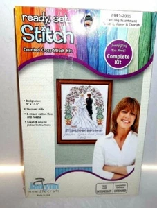 Janlyn Cross Stitch Kit Wedding Assortment To Love Honor and Cherish NEW UNOPEN - Picture 1 of 2
