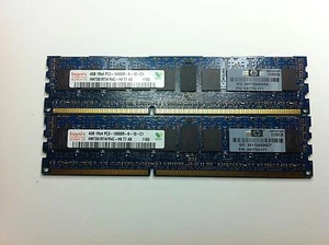 HP DDR3-RAM 4GB/PC3-10600R/ECC/CL9 - 591750-171, 595096-001, 593911-B21 original - Photo 1/1