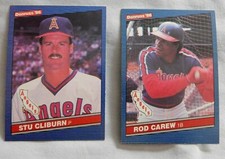 1986 Donruss California Angels Baseball Card Pick one