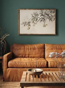 Neutral Apple Tree Sketch Painting Wall Art poster Choose your Size - Picture 1 of 2