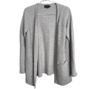 Pendleton Women's size M Lambs Wool Blend Open Front Cardigan Sweater Oat - Picture 1 of 5