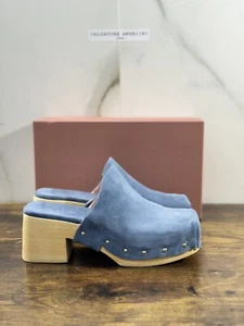 Lorena Paggi Zócalo de Piel para Mujer Vaqueros Real Madera Made IN Italy 39 - Imagen 1 de 6