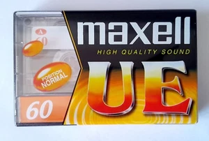 MAXELL UE 60 VS. II TYPE I CASSETTE TAPE BRAND NEW SEALED +FREE POST👍 - Picture 1 of 2