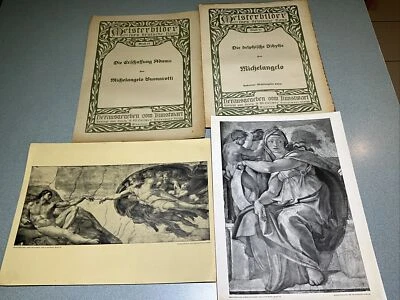 2-  1920'S Old German prints Master pictures for the German house MICHELANGELO - Image 1 of 4