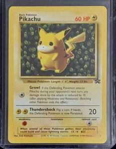 Pikachu Black Star #1 League Promo WOTC Pokemon Karte Near Mint Vintage B48 - Bild 1 von 2