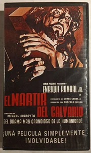 EL MARTIR DEL CALVARIO, MOVIE BY MIGUEL MORAYTA, MEXICAN VHS, SPANISH SPOKEN - Imagen 1 de 3