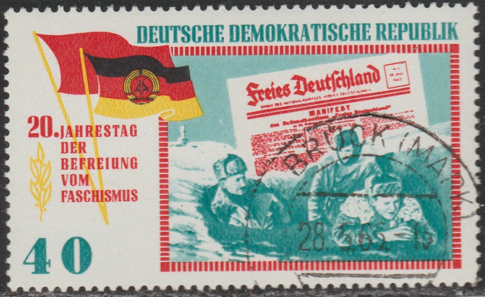 DDR 1965 SC# 765 - Walter Ulbricht and Erich Weinert - CTO - Lot # 085 - Image 1 of 1