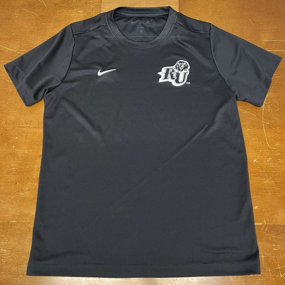 Rowan Profs Shirt Mens Large Black Short Sleeve Dri Fit Nike - Image 1 of 4