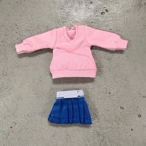 BW-MO-SET-P: 1/12 Pink Sweater & Skirt Set for Dandadan S.H.Figuarts Momo Ayase - Picture 1 of 5