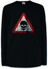 SKULL SIGN Kids Long Sleeve T-Shirt Lovecraft Logo Symbol Army Nerd Hipster