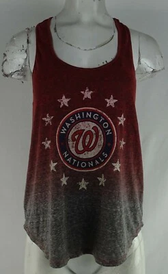 Washington Nationals MLB Touch Women's Red Ombre Tank Top  - Image 1 of 4
