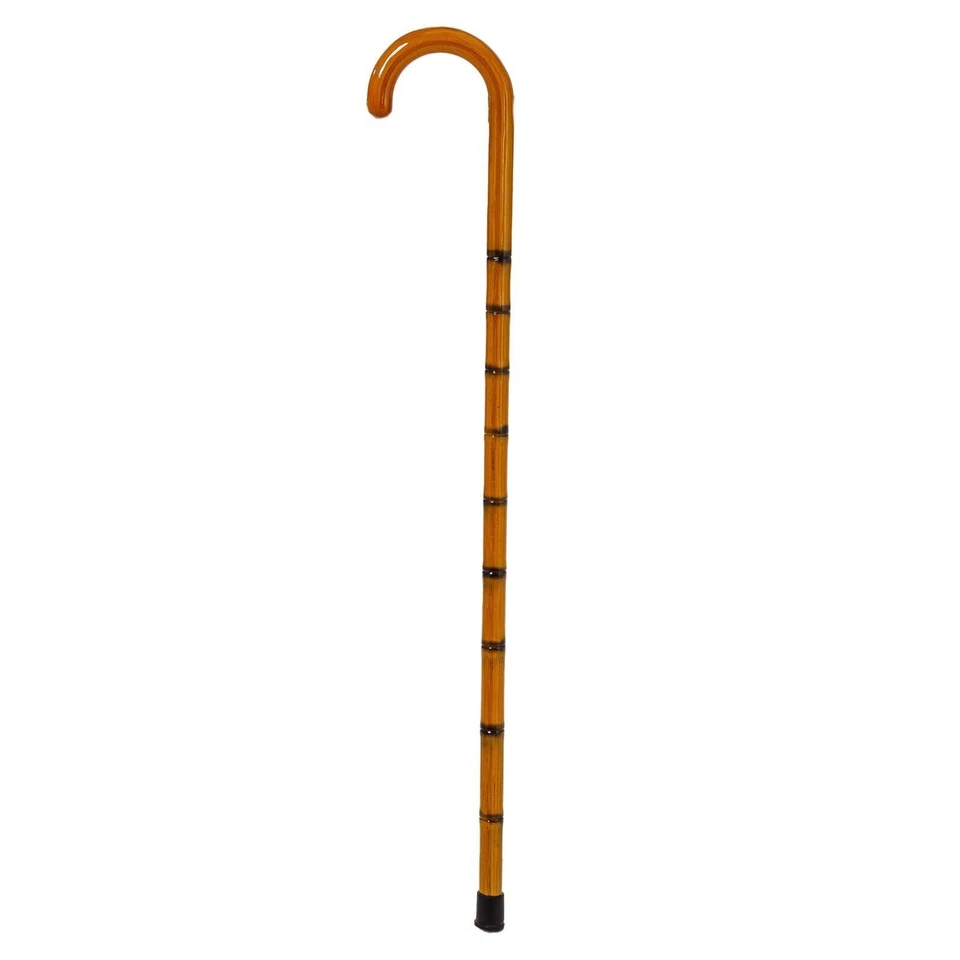 Bastón de madera de moda - 36 pulgadas marrón camello estilo bambú marrón camello Foto 1 de 2
