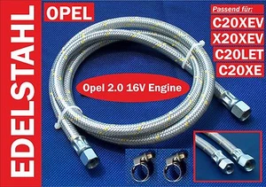 Edelstahl Benzinleitung Opel Astra Calibra Vectra C20LET C20XE C20XEV X20XEV 16V - Bild 1 von 1