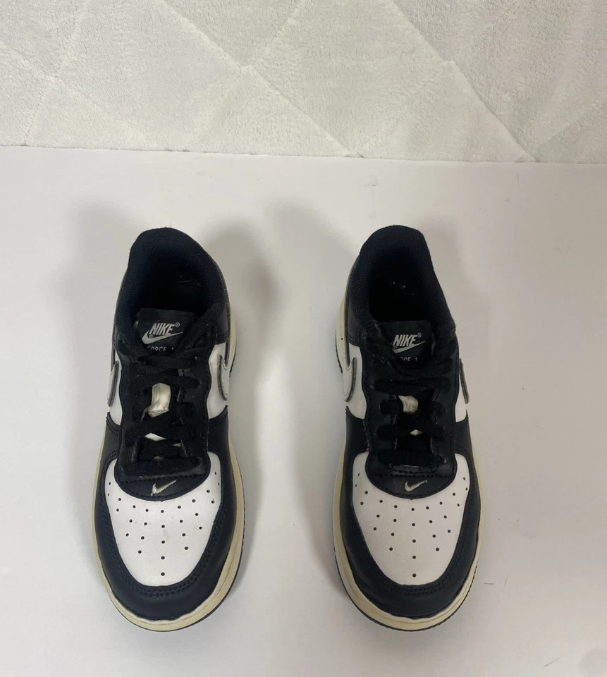 Nike Air Force 1 Niño Pequeño Talla 12.5 Negro Blanco Panda Zapatos de Baloncesto DV1623-001 Foto 1 de 4