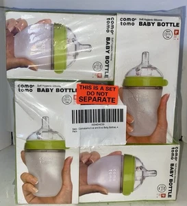 Comotomo 5 oz and 8 oz Baby Bottles, (4 Pack) - Picture 1 of 4