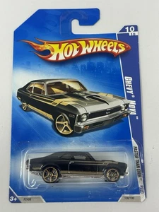 Hot Wheels 2009 Faster Than Ever Black ‘68 Chevy Nova #136 A14 - Picture 1 of 6